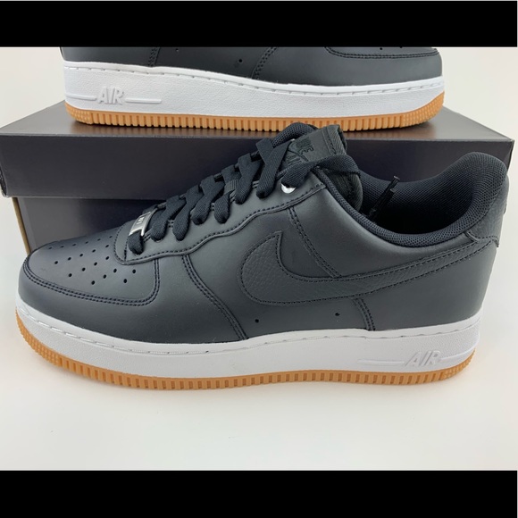 NEW Nike Air Force 1 ‘07 PRM AF1 Black Sneakers - Picture 5 of 8